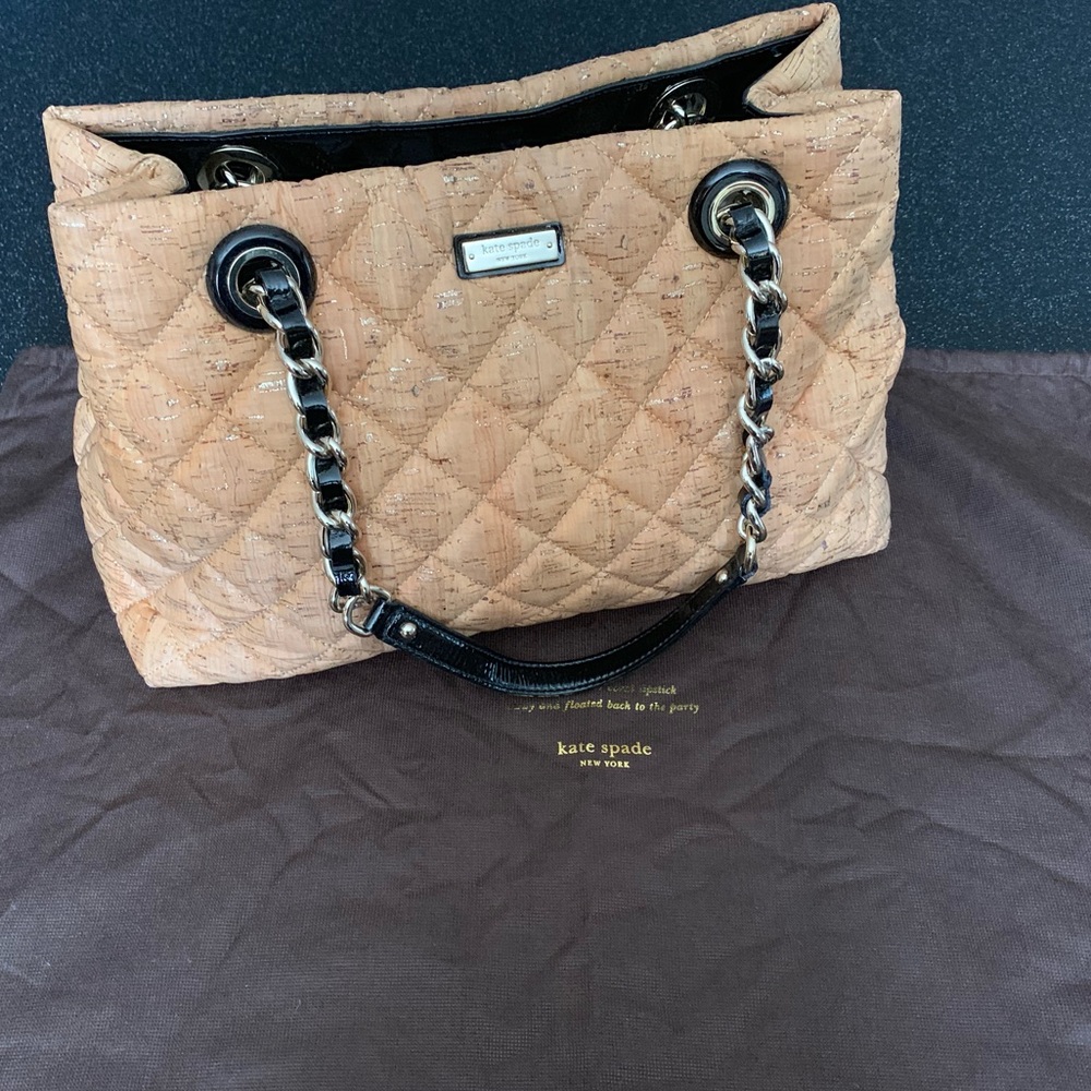 Like New Kate Spade “Gold Coast Cork” Large Purse